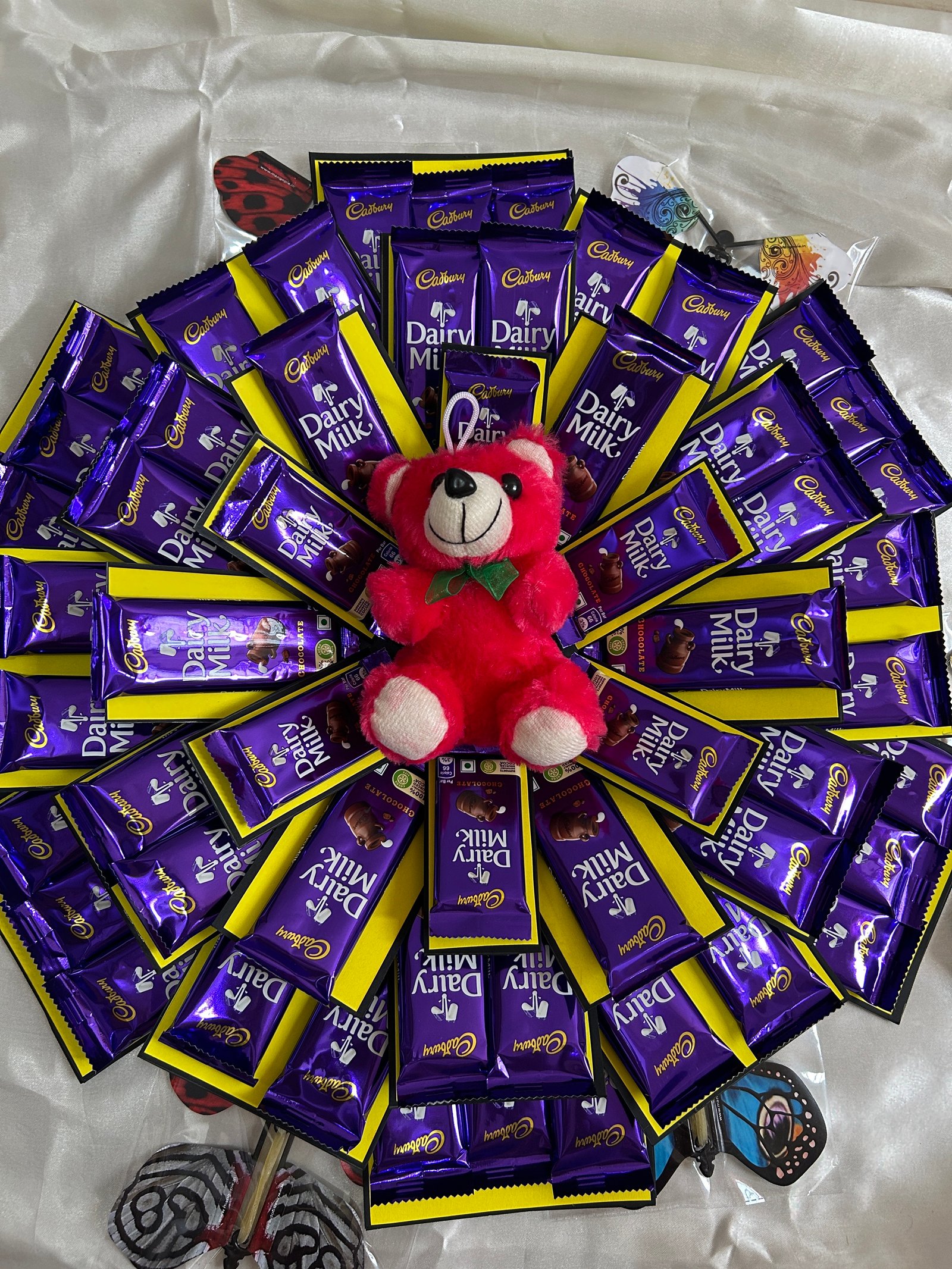 Black and yellow full dairy milk box